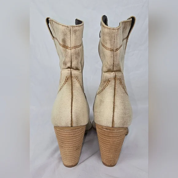 Corkys Friends In Low Places 3.5-Inch Heel Booties Memory Foam Insoles sz 9 - Picture 6 of 9